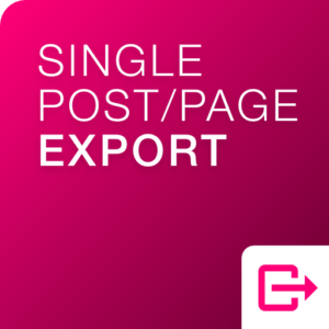 single-post-page-export